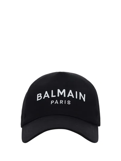 Balmain Baseball Cap In Black