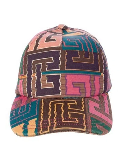 Pre-owned Balmain Baseball Cap In Brown
