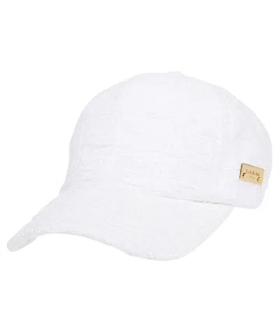 Balmain Baseball Cap In White