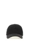 Balmain Men Baseball Hat With Logo Embroidery In Black