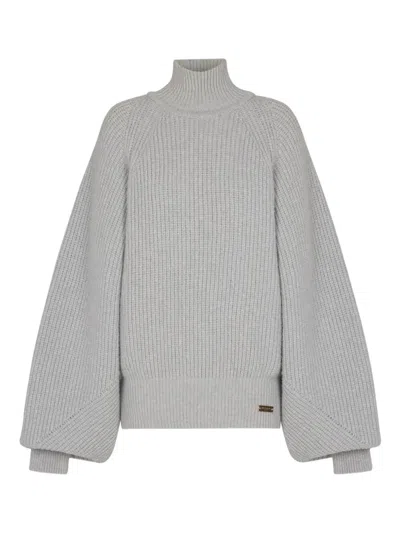 BALMAIN BALMAIN BATWING RIBBED KNIT PULL