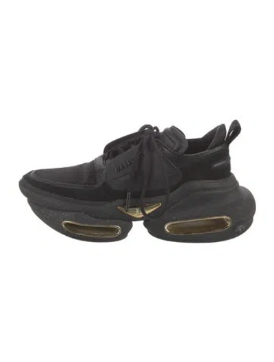 Pre-owned Balmain B-bold Sneakers In Multi