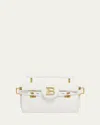 Balmain B-buzz Mini Tote Bag In Blanc
