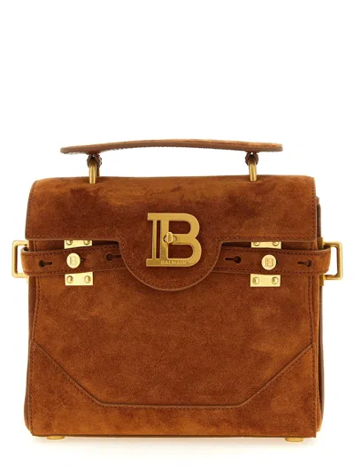 Balmain 'b-buzz 23' Handbag In Brown