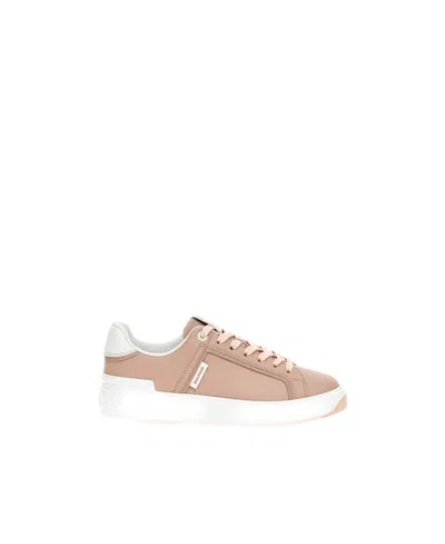 Balmain B-court Lace-up Sneakers In Multi