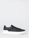 Balmain B Court Black Low Top Sneakers Withtono Logo At The Back In Smooth Leather Man In Black