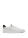 Balmain B-court Smooth Leather Trainers In Black