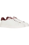Balmain B-court Smooth Leather Trainers In Multi