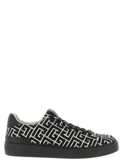 Balmain B-court Sneaker In Black