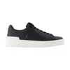 Balmain B-court Low-top Sneaker In Black