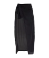 Balmain Transparent Beach Cover-up In Black