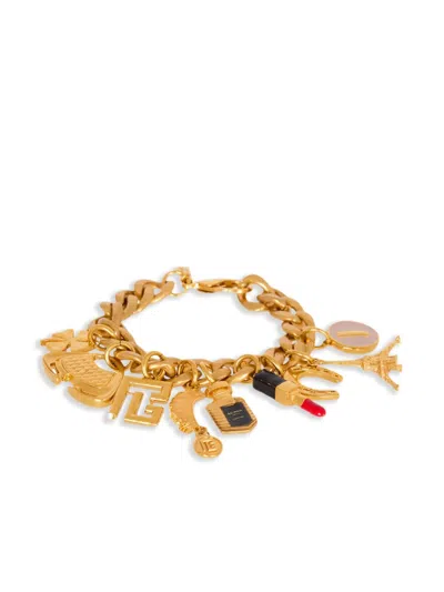 Balmain Beauty Charm Bracelet In Gold