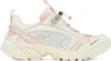 Balmain Cosmic Dust Trainers In Technical Materials In Gru Creme/nude Rosã‰