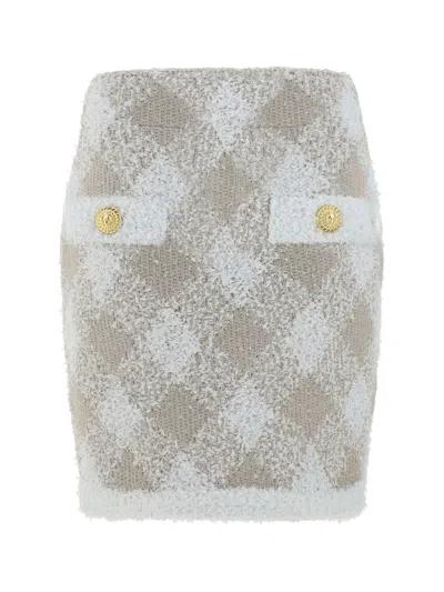 Balmain Midi Women's Skirt In Multi
