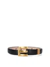 Balmain Anthem Belt In Black