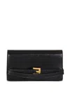 Balmain Belt-detail Clutch Bag In Black
