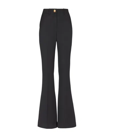 Balmain Belt-loop Casual Pants In Black