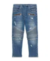 Balmain Belt-loop Jeans In Blue
