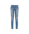 Balmain Slim Fit Jeans For Men In Blue
