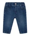 Balmain Belt Loop Jeans In Blue