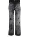 Balmain Mid-rise Straight-leg Jeans In Grey