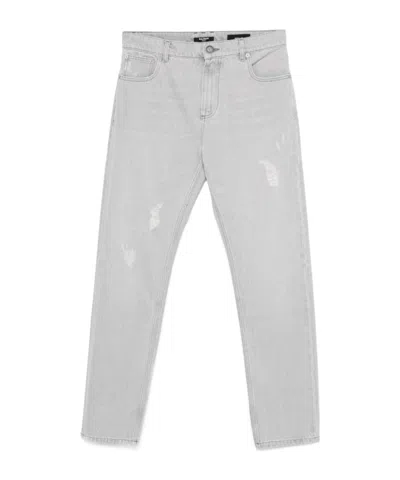 BALMAIN BALMAIN STRAIGHT-LEG DENIM PANTS