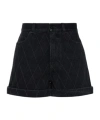 Balmain Belt Loop Shorts In Multi