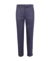 Balmain Belt Ring Casual Pants In Black