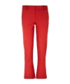 Balmain Belt Ring Casual Pants In Red