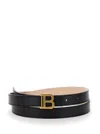 BALMAIN BALMAIN B-BELT LEATHER BELT