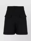 Balmain Bermuda Shorts In Pure Virgin Wool