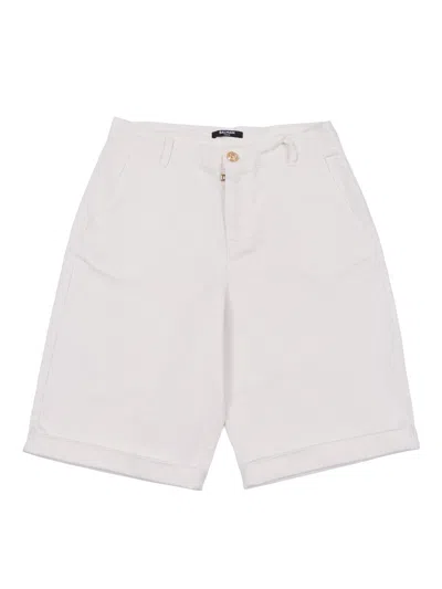 Balmain Kids'  Bermudas In White