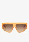 Balmain B-escape Shield Sunglasses In Brown