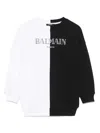 Balmain Long-sleeved Sweater In White