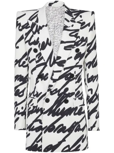 Balmain Big Love Blazer In White
