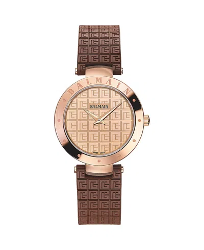 Balmain Bijou Watch, 33mm In Gray