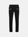 Balmain Cotton Blend Black Denim Jeans With Multi-pocket Design In Black