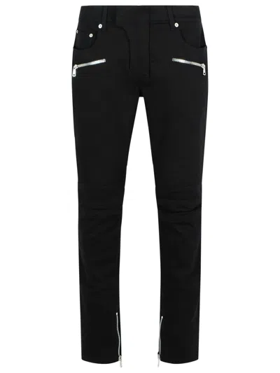 BALMAIN BALMAIN 'BIKER' BLACK DENIM JEANS MEN