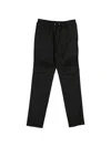 Balmain Biker Drawstring Track Pants In Black