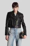 Balmain Biker Jacket In Black