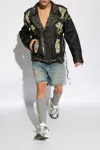 Balmain Biker Jacket In Black