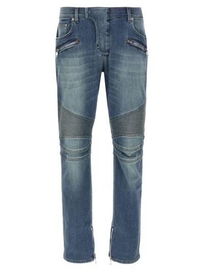 Balmain 'biker' Jeans In Blue