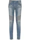 Balmain Slim Fit Jeans For Men In Blue