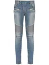 Balmain Slim Fit Jeans For Men In Blue