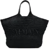 Balmain ブラック '' クロシェ トートバッグ In Black