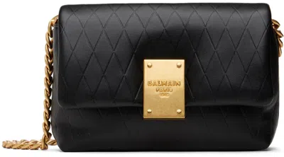 Balmain Black 1945 Mini Bag In 0pa Noir 0pa