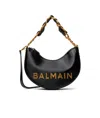 Balmain 1945 Soft Moon Tote Bag In Black