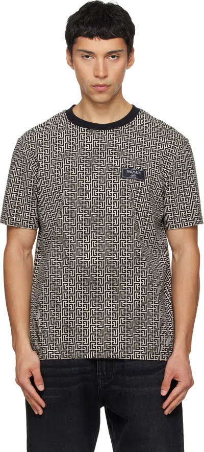 Balmain T-shirts And Polos In Black