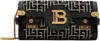 Balmain Black & Off-white B-buzz 23 Bag In Gfe Ivoire / Noir