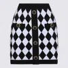 Balmain Skirts In Noir/blanc